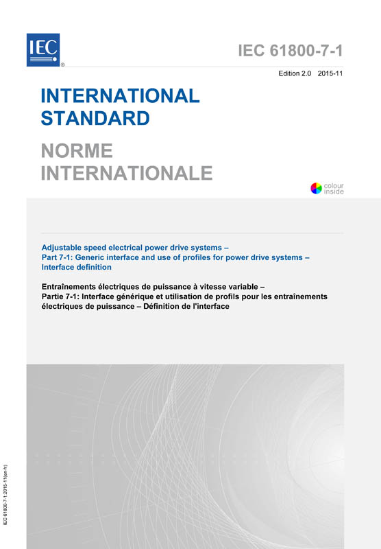 Cover IEC 61800-7-1:2015
